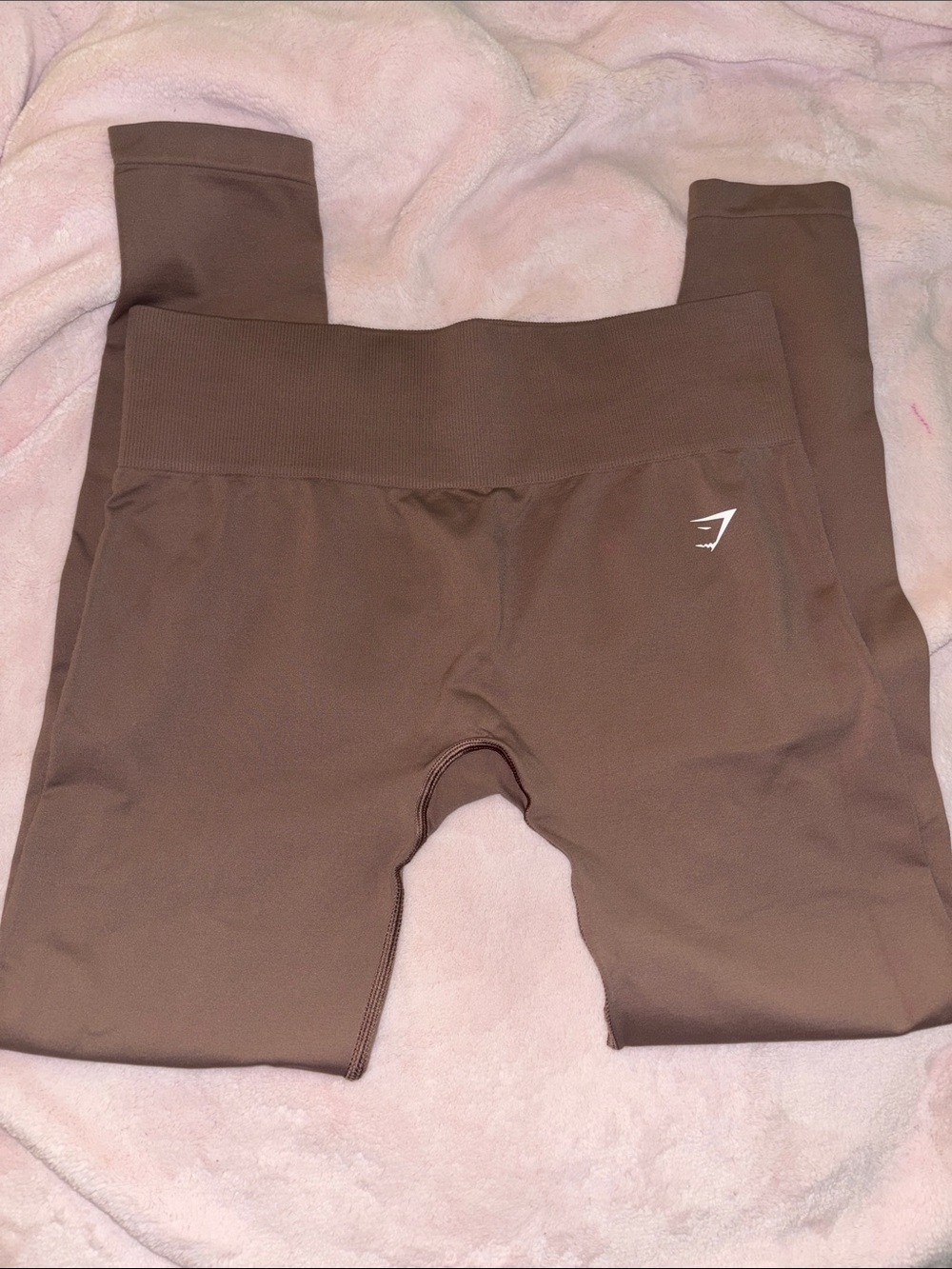 Gymshark Seamless High-Waist Leggings - Pale Pink